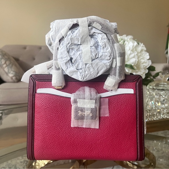 Coach Grace Carryall In Colorblock Crossbody Hand Bag - Picture 4 of 13